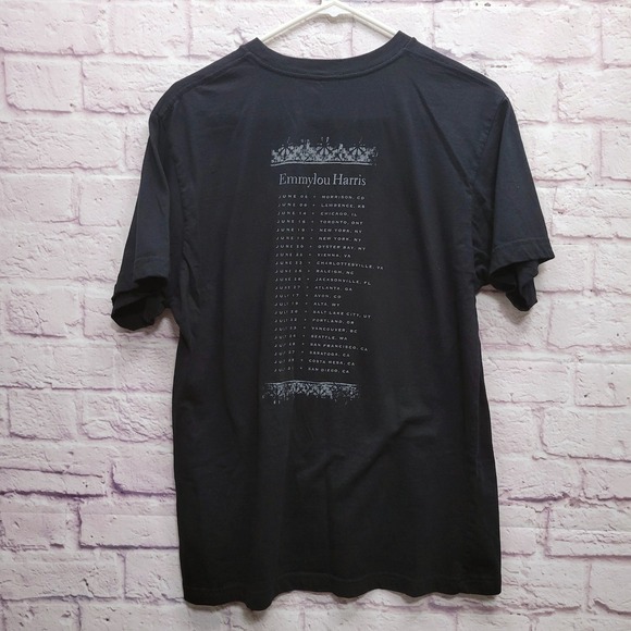 Emmylou Harris All I Intended To Be Music Tour Dates Tshirt Size M 2008 Black - Picture 6 of 8